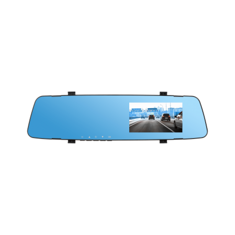 Automobilinis vaizdo registratorius 4.3” (800 x 480 px) su veidrodėliu ir galinio vaizdo kamera Peiying Basic L200 